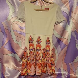 MA*RS White Rose Dress Size Extra Small NWT Prom Party Japan Kawaii Y2K Fashion